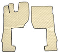 Coppia tappeti in Skeentex - Panna - compatibile per Volvo FH Serie 4 (09/12>05/21) - Volvo FH Serie 5 (06/21>) - Volvo FH Aero (01/24>) automatico