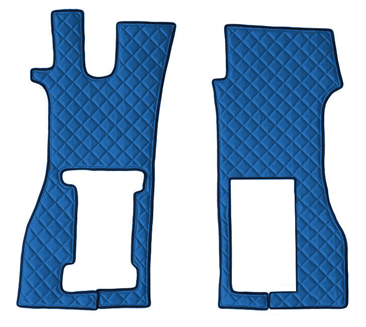 Coppia tappeti in Skeentex - Blu - compatibile per Scania R Serie 7 - New Generation (11/16>02/25) sedile pass. pneumatico