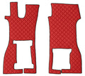 Coppia tappeti in Skeentex - Rosso - compatibile per Scania R Serie 7 - New Generation (11/16>) sedile pass. pieghevole