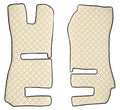 Coppia tappeti in Skeentex - Panna - compatibile per Scania R Serie 6 - Streamline (09/13>12/17) sedili Recaro, sedile pass. pieghevole