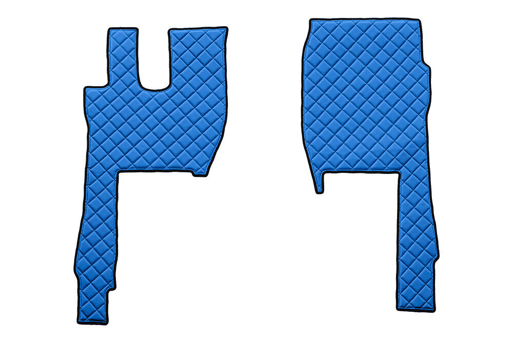 Coppia tappeti in Skeentex - Blu - compatibile per Ford F-Max (10/18>)