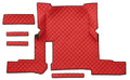 Tappeto centrale in Skeentex - Rosso - compatibile per Man TGX (01/17>06/20) automatico, 2 cassetti