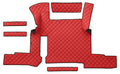 Tappeto centrale in Skeentex - Rosso - compatibile per Man TGX (01/17>06/20) automatico, 1 cassetto