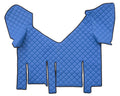 Tappeto centrale in Skeentex - Blu - compatibile per Iveco Stralis (07/12>12/19) automatico, cabina larga, doppio frigo scorrevole - Iveco Stralis XP (09/16>12/19) automatico, cabina larga, doppio frigo scorrevole