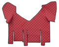 Tappeto centrale in Skeentex - Rosso - compatibile per Iveco Stralis (07/12>12/19) automatico, cabina larga, doppio frigo scorrevole - Iveco Stralis XP (09/16>12/19) automatico, cabina larga, doppio frigo scorrevole