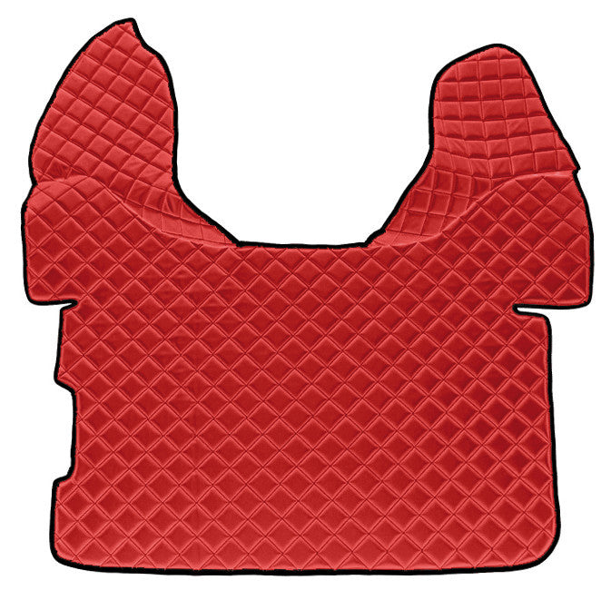 Tappeto centrale in Skeentex - Rosso - compatibile per Daf XF 105 (02/04>12/14) automatico, senza Webasto - Daf XF 106 (10/12>05/21) automatico, senza Webasto