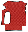 Tappeto centrale in Skeentex - Rosso - compatibile per Man TGA (03/99>05/10) cabina larga