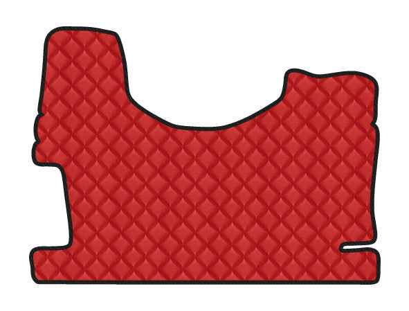 Tappeto centrale in Skeentex - Rosso - compatibile per Mercedes Actros MP3 (06/08>12/13) tunnel alto