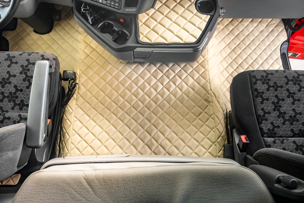 Tappeto centrale in Skeentex - Panna - compatibile per Scania R Serie 7 - New Generation (11/16>)