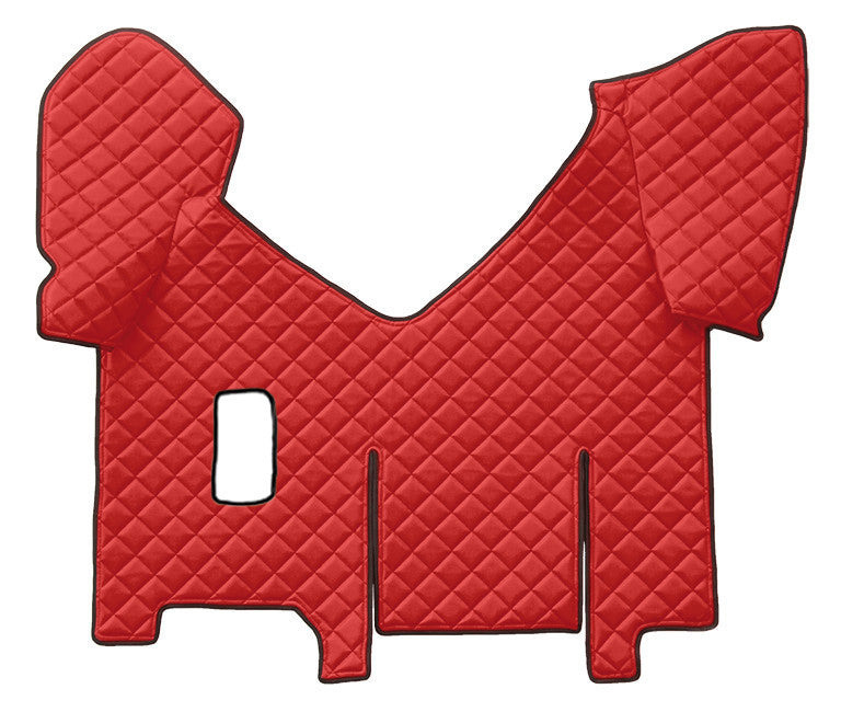 Tappeto centrale in Skeentex - Rosso - compatibile per Iveco Stralis (08/02>12/12) manuale, cabina larga, frigo scorrevole - Iveco Stralis (07/12>12/19) manuale, cabina larga, frigo scorrevole - Iveco Stralis Hi-Way (07/12>08/16) manuale, cabina larga,...