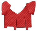 Tappeto centrale in Skeentex - Rosso - compatibile per Iveco Stralis (08/02>12/12) automatico, cabina larga, frigo scorrevole - Iveco Stralis (07/12>12/19) automatico, cabina larga, frigo scorrevole - Iveco Stralis Hi-Way (07/12>08/16) automatico, cabi...