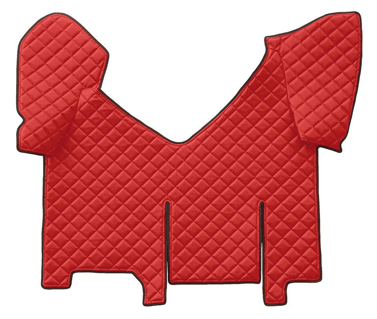 Tappeto centrale in Skeentex - Rosso - compatibile per Iveco Stralis (08/02>12/12) automatico, cabina larga, frigo scorrevole - Iveco Stralis (07/12>12/19) automatico, cabina larga, frigo scorrevole - Iveco Stralis Hi-Way (07/12>08/16) automatico, cabi...