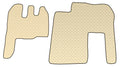 Tappeto unico in Skeentex - Panna - compatibile per Renault Magnum (01/01>06/13) manuale