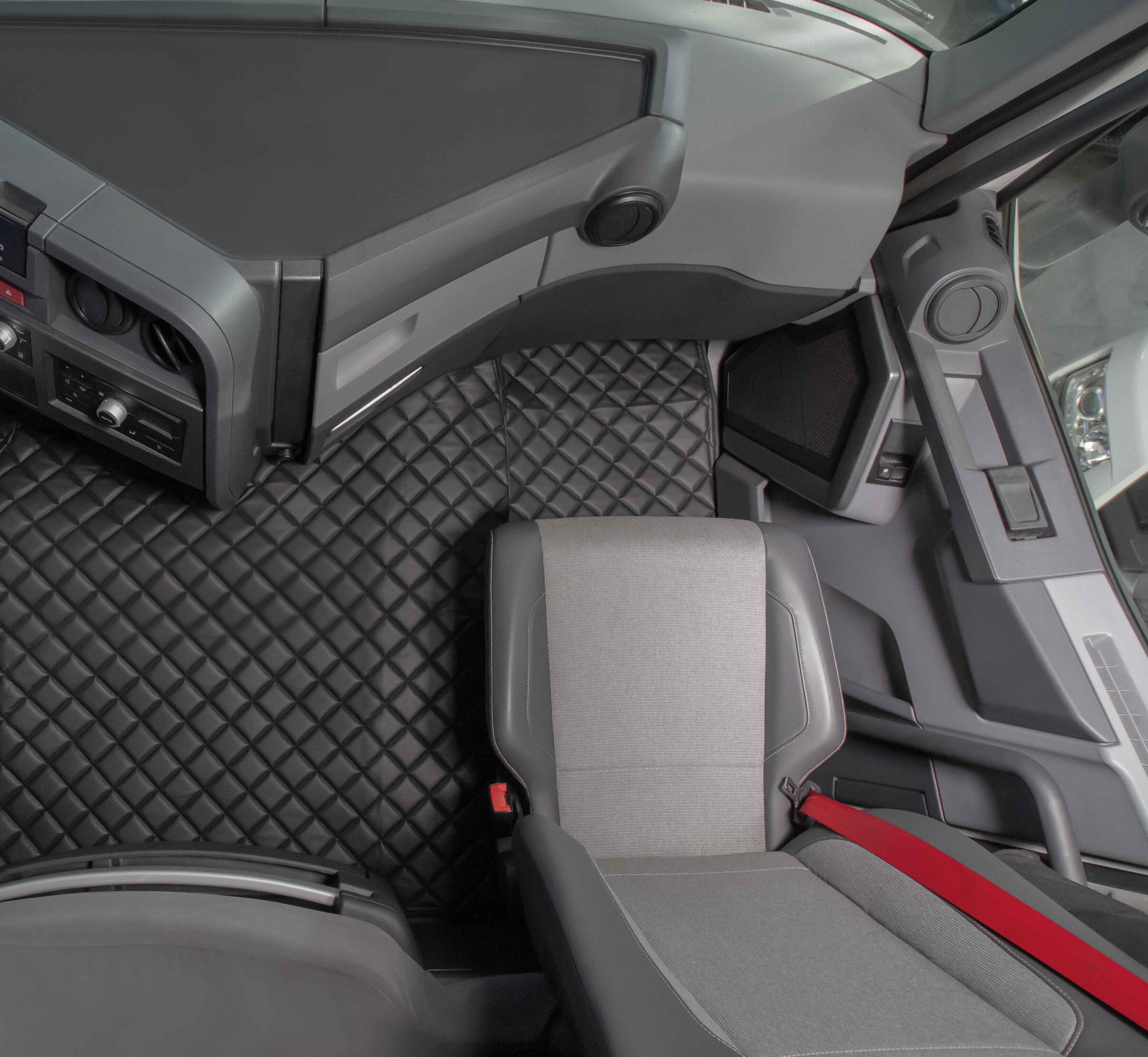 Tappeto unico in Skeentex - Nero - compatibile per Renault T (06/13>) no tunnel