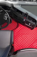 Tappeto unico in Skeentex - Rosso - compatibile per Renault T (06/13>) no tunnel