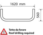 Barra portafari per tetto - Type 3 - compatibile per Daf 95XF (01/97>09/03)