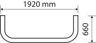 Barra portafari per tetto - Type 7 - compatibile per Scania R Serie 6 - Streamline (09/13>12/17) Highline