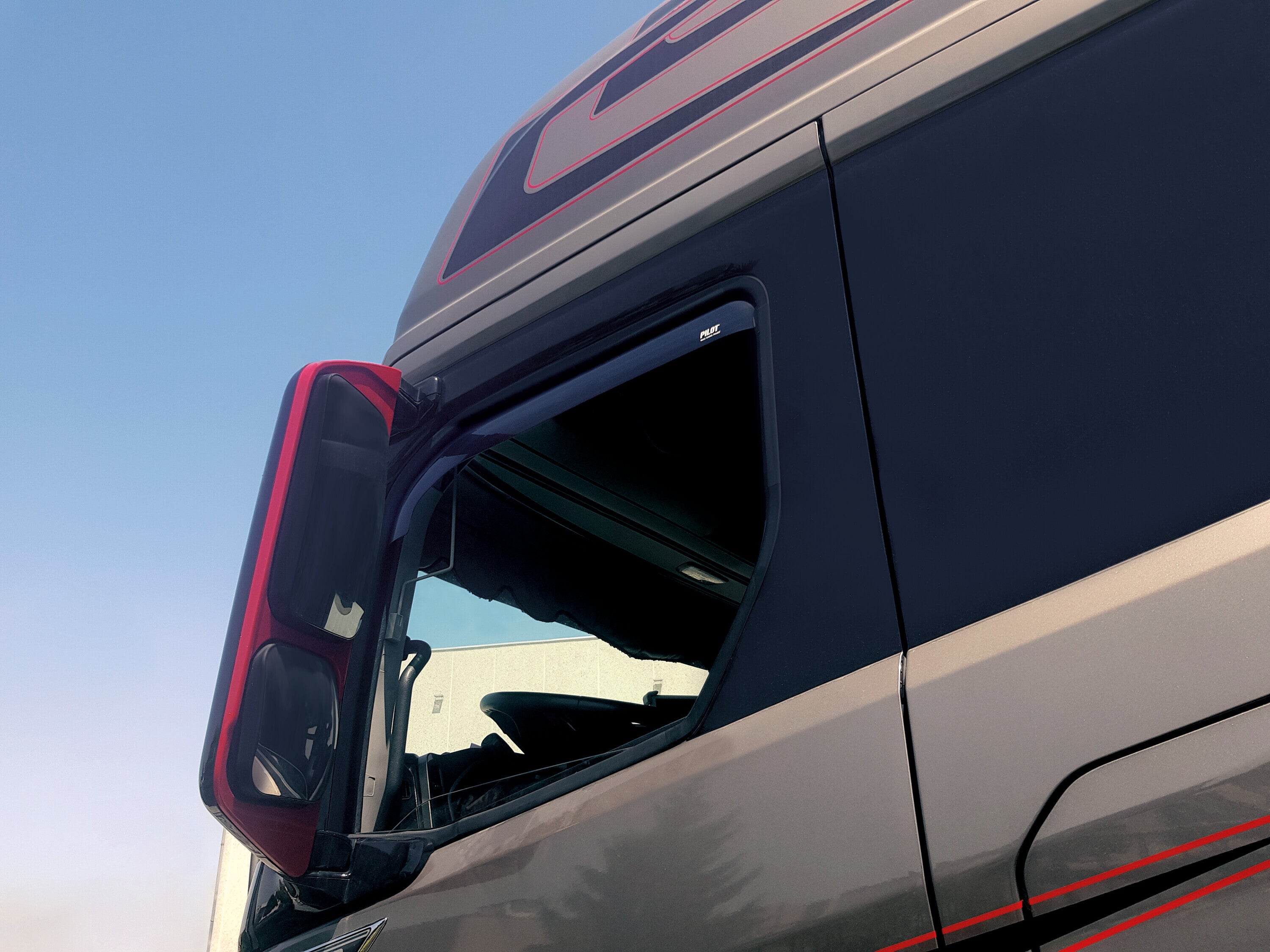 Set deflettori aria in acrilico - compatibile per Ford F-Max (10/18>)