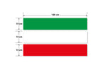 Sticky Maxi-Flag, fascia autoadesiva tricolore Italia - 100x10 cm