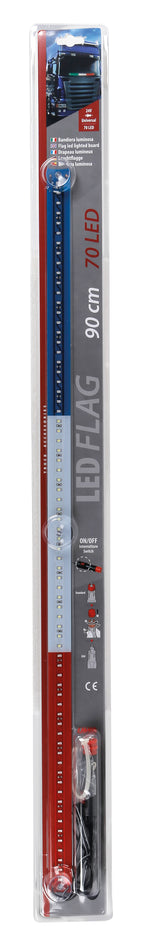 Bandiera luminosa 90 cm, 72 Led, 24V - Francia