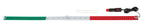 Bandiera luminosa 90 cm, 72 Led, 24V - Italia
