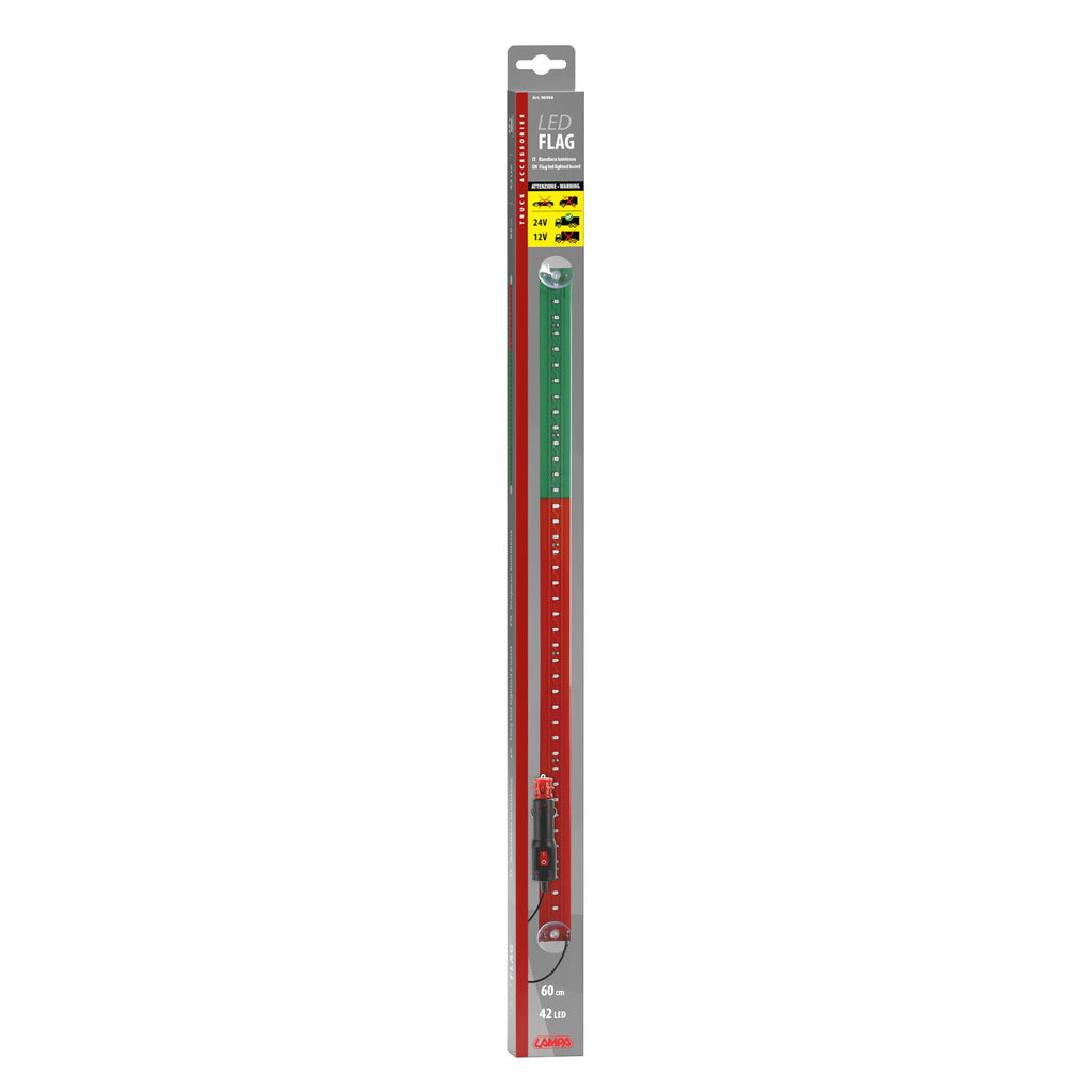 Bandiera luminosa 60 cm, 42 Led, 24V - Portogallo
