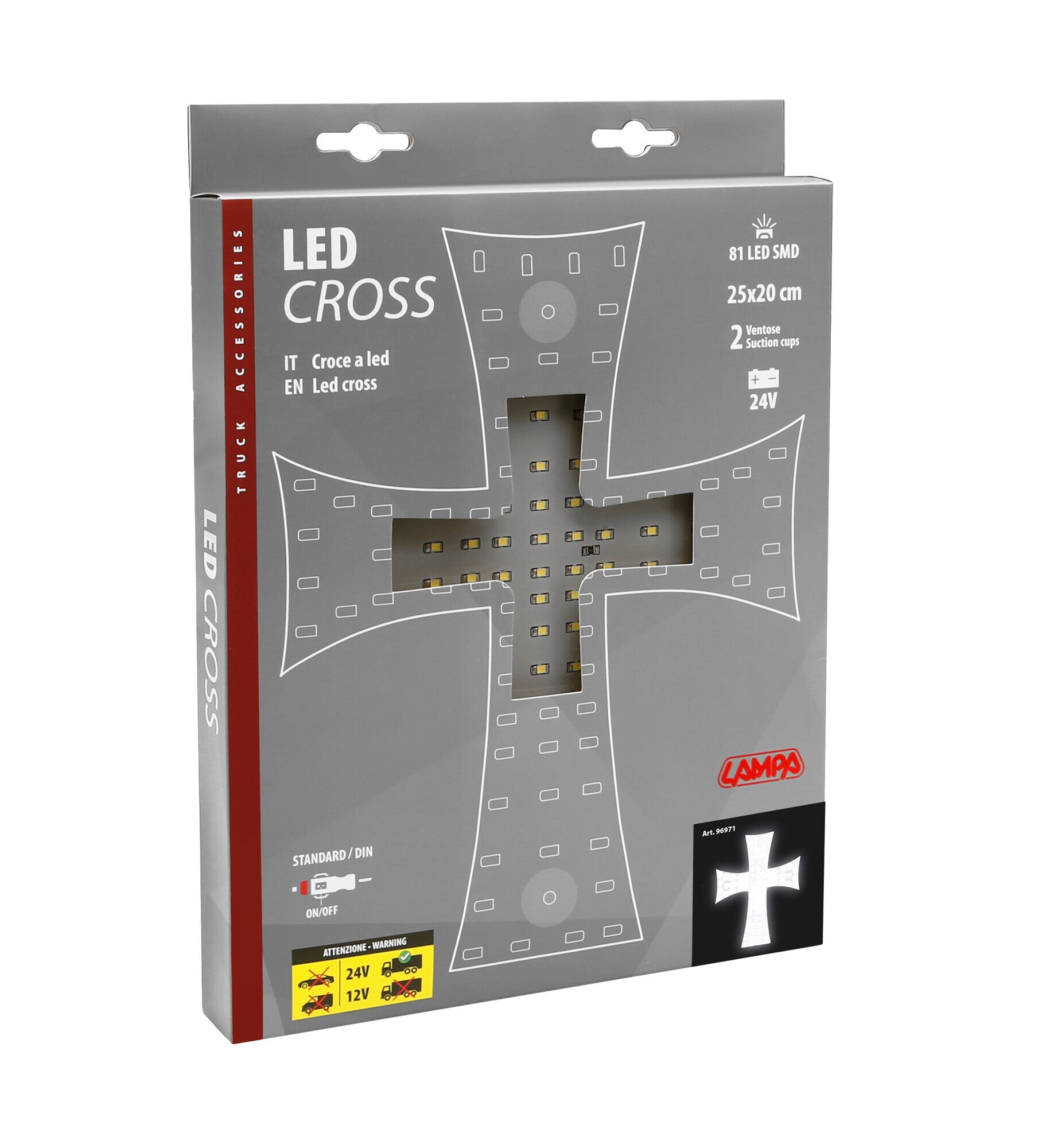 Croce a Led 24V - Bianco