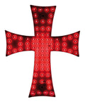 Croce a Led 24V - Rosso