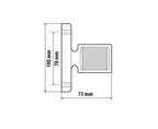 Alpha Flex 7, luce ingombro - 6 Led - 12/24V - Destra
