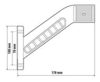 Alpha Flex 15, luce ingombro - 6 Led - 12/24V - Destra