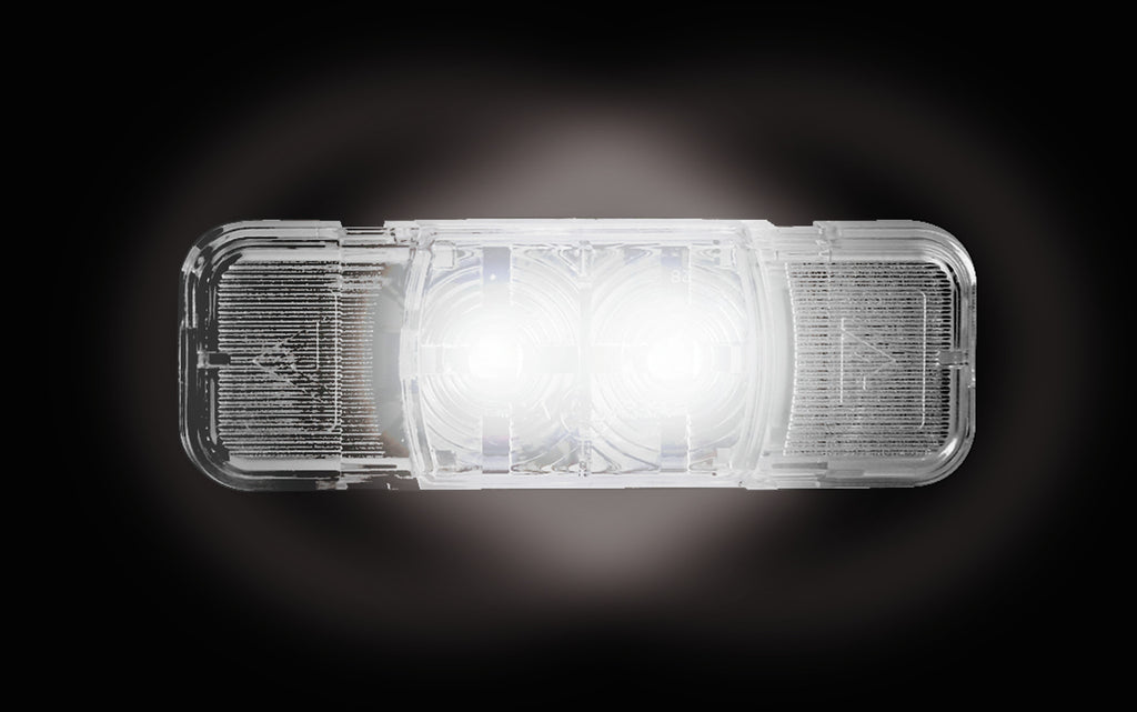 Luce ingombro - 2 Led - 24V - Bianco