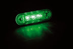 Luce decorativa - 3 Led - 12/24V - Verde