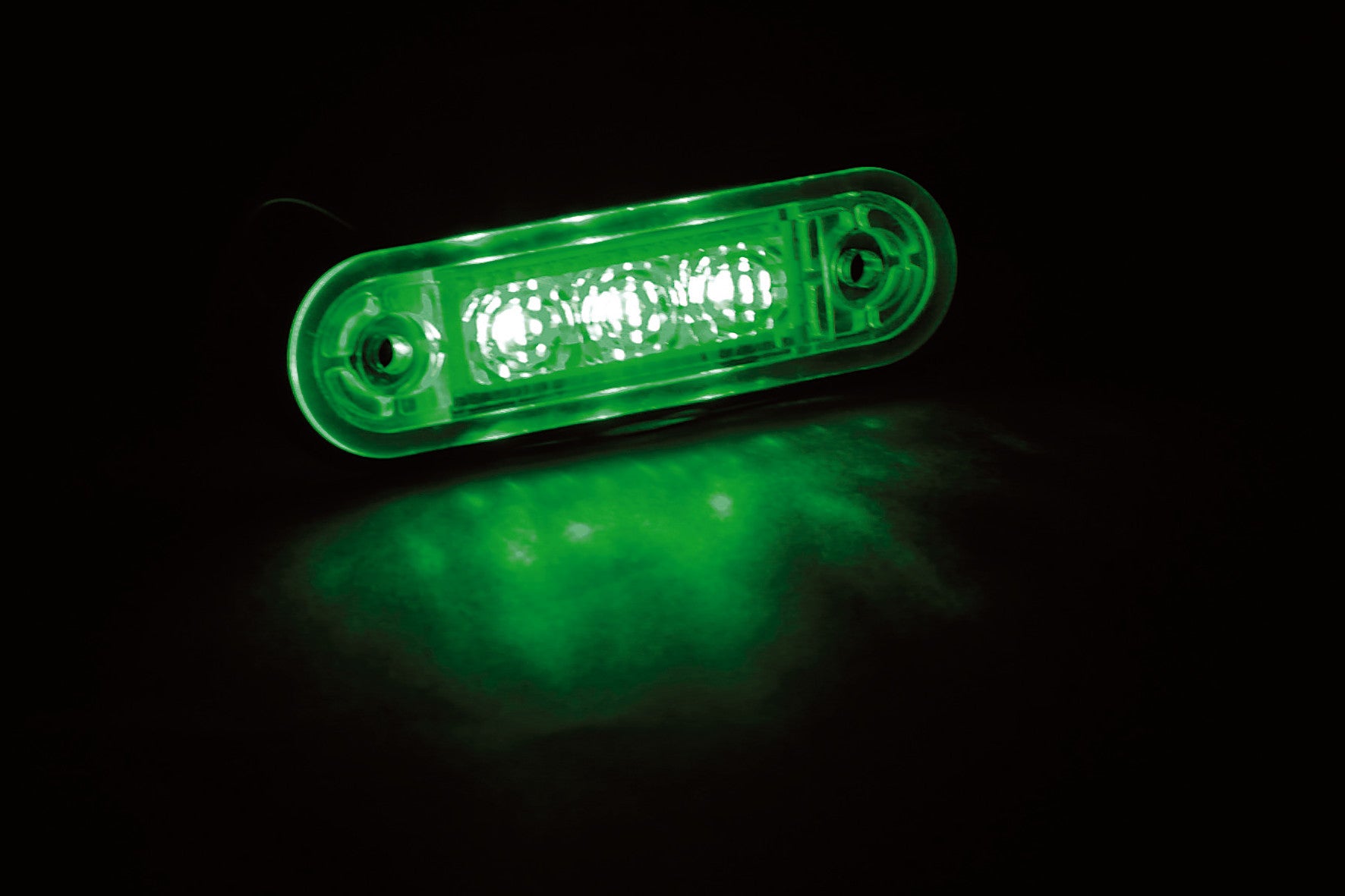 Luce decorativa - 3 Led - 12/24V - Verde