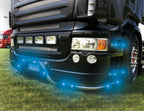 Luce decorativa - 3 Led - 12/24V - Blu