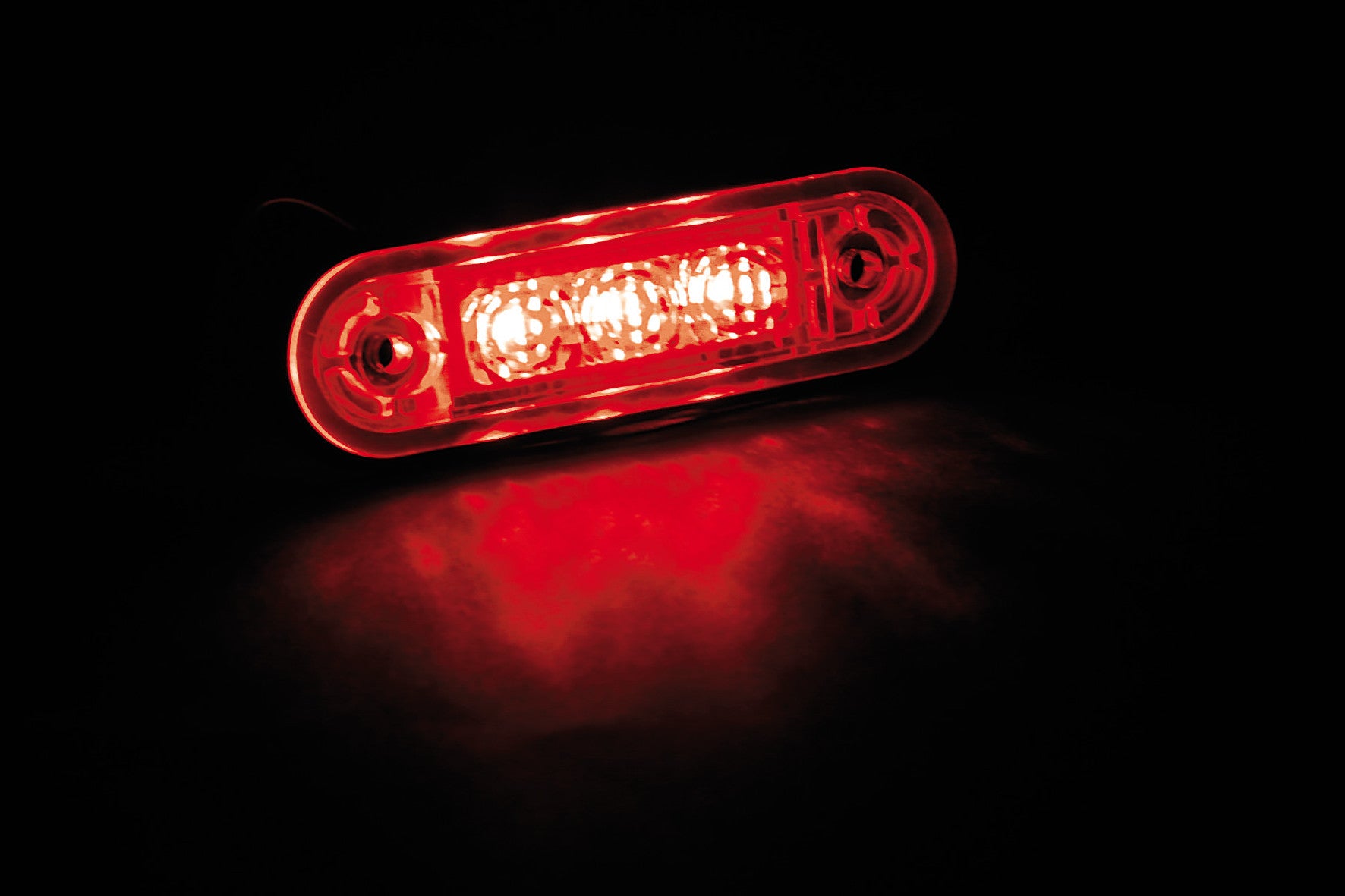 Luce ingombro - 3 Led - 12/24V - Rosso
