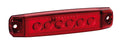 Luce ingombro - 6 Led - 12/24V - Rosso