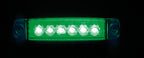 Luce decorativa - 6 Led - 12/24V - Verde