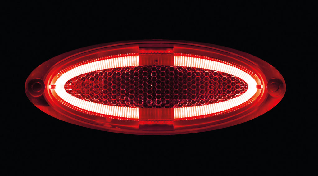 Luce ingombro - 4 Led - 12/24V - Rosso