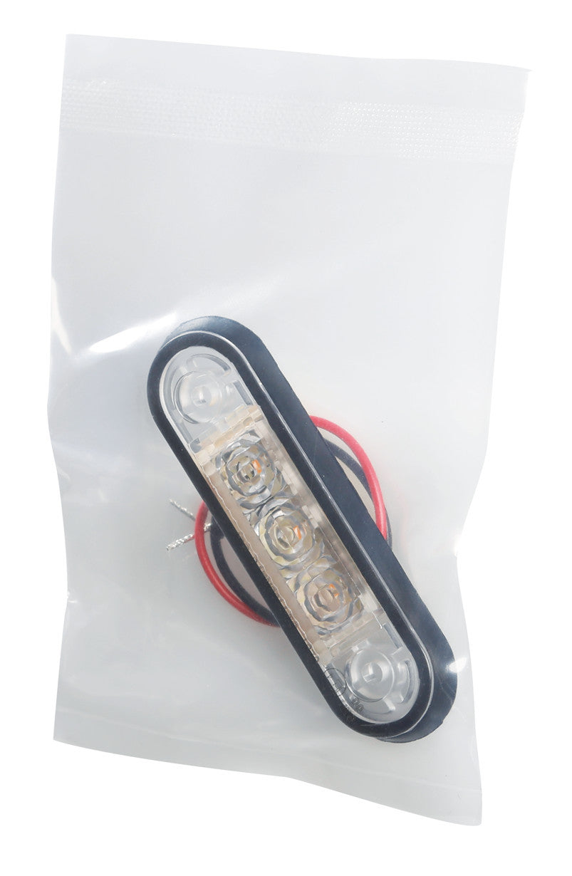 Set 20 pz, luce ingombro - 3 Led - 12/24V - Bianco