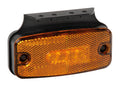 Luce ingombro con catarifrangente e staffa - 4 Led - 12/24V - Arancio