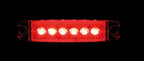 Set 20 pz, luce ingombro - 6 Led - 12/24V - Rosso