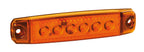 Set 20 pz, luce ingombro - 6 Led - 12/24V - Arancio