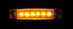 Set 20 pz, luce ingombro - 6 Led - 12/24V - Arancio