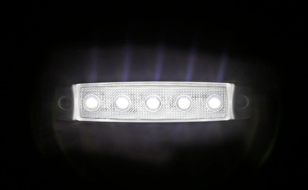 Pagg Aspöck, luce ingombro - 5 Led - 12/24V - Bianco
