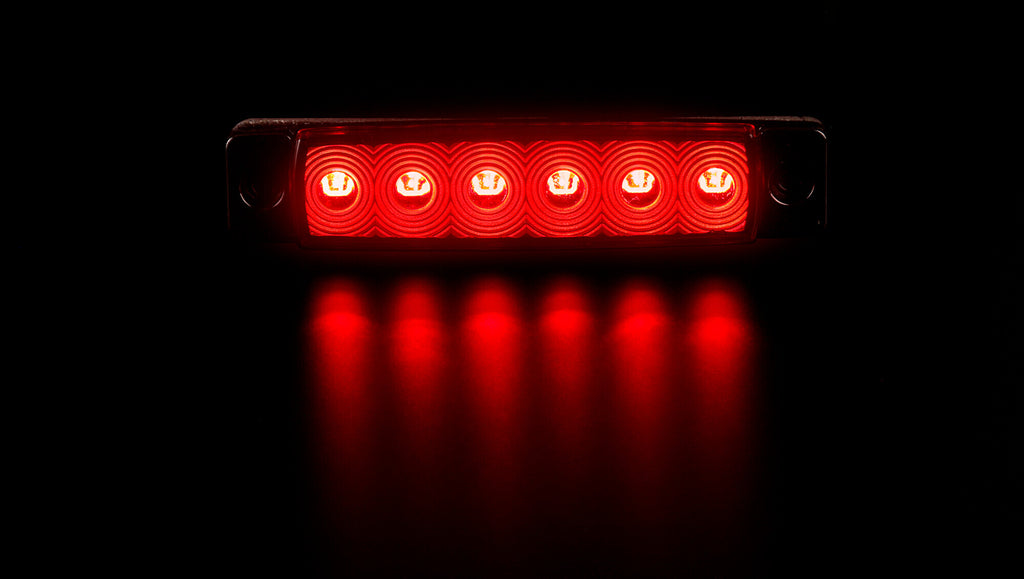 Luce ingombro - 6 Led - 12/24V - Rosso