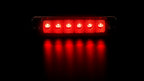 Luce ingombro - 6 Led - 12/24V - Rosso
