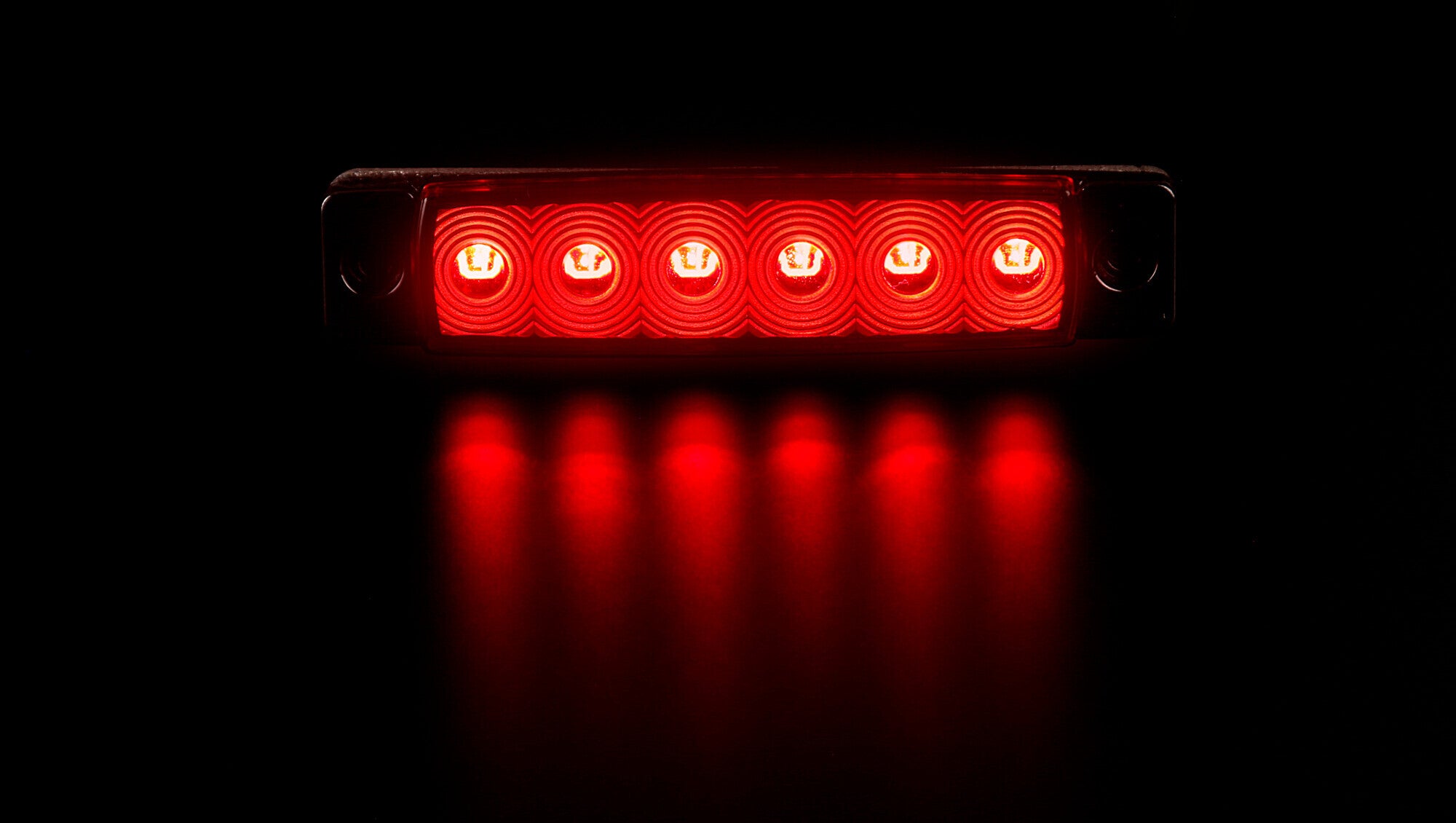 Luce ingombro - 6 Led - 12/24V - Rosso