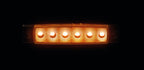 Set 20 pz, luce ingombro - 6 Led - 12/24V - Arancio