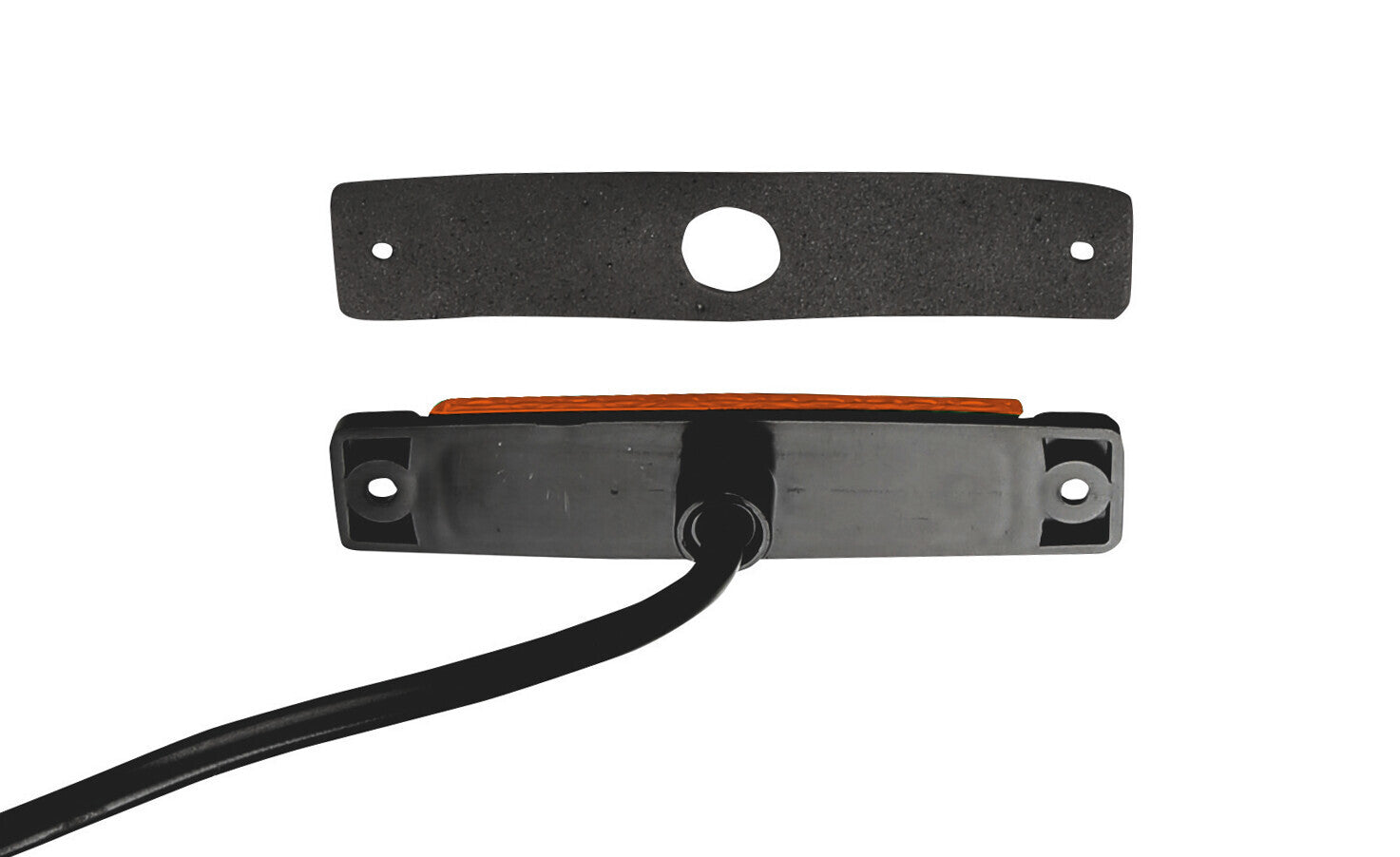 Set 20 pz, luce ingombro - 6 Led - 12/24V - Arancio