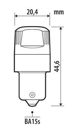 24V Pro-User Series - (P21W) - BA15s - 2 pz - Scatola - Bianco - Doppia polarità - Resistenza incorporata